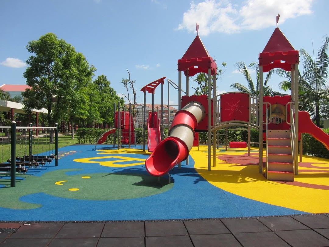 พื้นผิว EPDM ในโครงการ